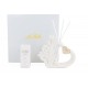 Bomboniera Matrimonio Profumatore Diffusore Cuore Porcellana Bianco Con Astuccio