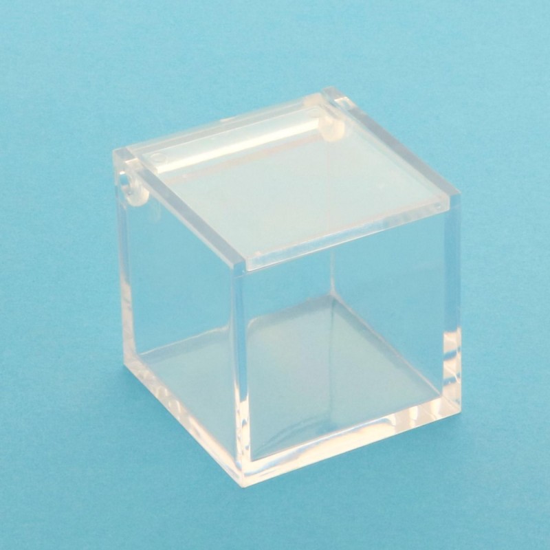 12 Pezzi - Cubo Box Trasparente in Plexiglass
