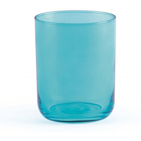 Set 6 Pezzi Excelsa Miami Bicchiere cl 35, Azzurro, 7.8x7.8x9.5 cm - Eventi  Lieti