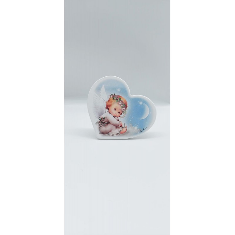 Battesimo E Nascita - Bimbo Piedini Argento Celeste 6cm - Dolci Ricordi  Bomboniere - Dettaglio prodotto